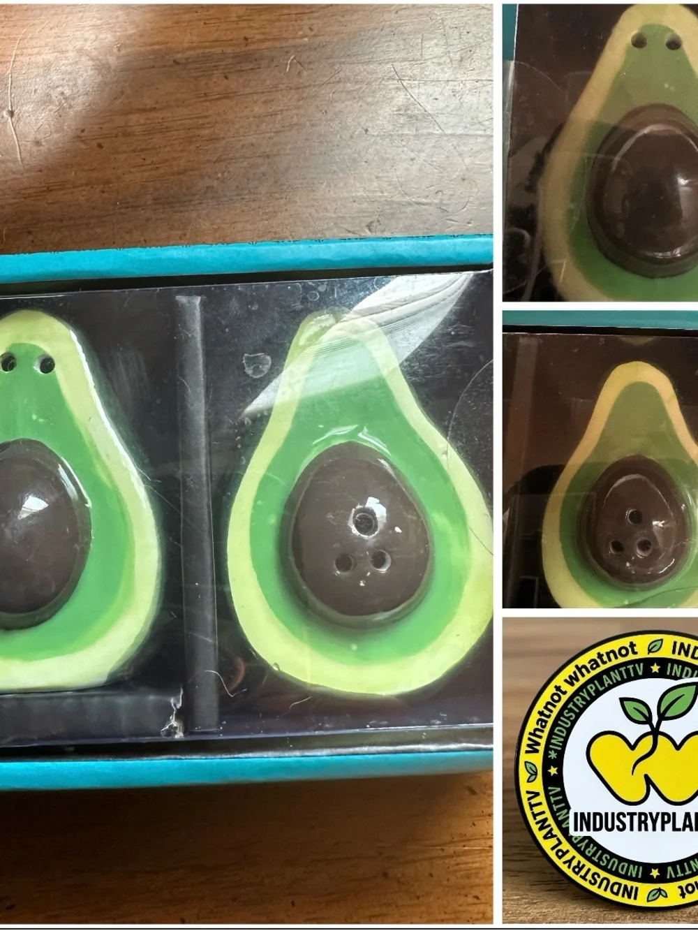 Glazed Ceramic Avocado Salt & Pepper Shaker Set 🥑🧂 by Industry Plant